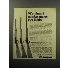 1969 Ithaca Gun Ad - Model 49 Saddlegun; Model 49 Saddlegun Repeater, Model 66
