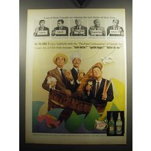 1957 Canada Dry Soda Ad - 5 out of these 8 people are missing the best drinks