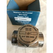 new Watson McDaniel 3/4" WD-600L,3/4" NPT Steam Trap Size TURBO-DISC-TRAP,BM