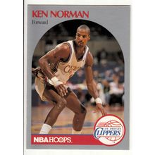 1990-91 Hoops Ken Norman basketball card #149- Clippers
