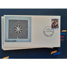 australia 1980 christmas FDC ingleburn postmark