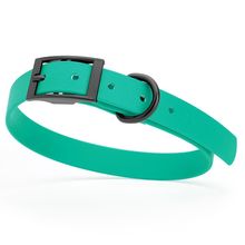 Dog Pet Waterproof Collar - W3/4" x L15"-18" - Teal