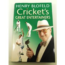 Signed First Edition Book Crickets Great Entertainers Henry Blofeld HBDJ
