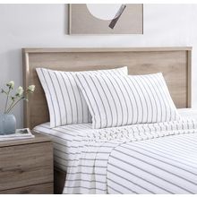 Stone Cottage - King Sheets, Cotton Percale Bedding Set, Crisp & Cool Ideal Bedd