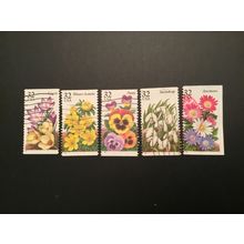 ICOLLECTZONE US 3025-3028 Flowers VF used