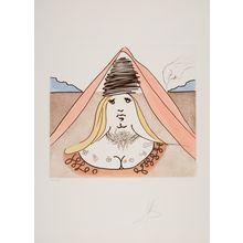 Salvador Dali (1904-1989). The Lady Dulcinea, from Historia de Don Quichotte de