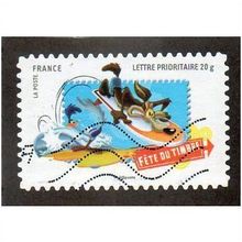 FRA 2009 (56c)(S/A) 'STAMPS DAY' FINE USED (EBID21016)