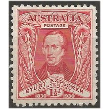 Australia 1930 SG117 1 1/2d Scarlet River Murray Mounted Mint .. ..