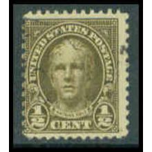 Used 653 1/2c Nathan Hale Average M10249