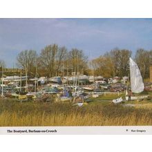 Burnham On Crouch The Boatyard Boat Yard Essex Postcard