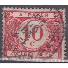 Belgique 1919 Michel Taxe 18A O Cote (2008) 0.25 € Lion héraldique Cachet rond