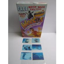 Weetabix 2006 Weetos Cereal Box " Happy Feet " Set of 6 Movin Movie Cards