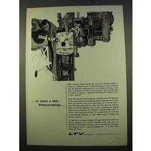 1963 Ling-Temco-Vought Research Ad - Bremsstrahlung