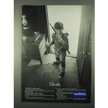 1967 Uniroyal Polycrest Olefin Fiber Ad - Uh-Oh