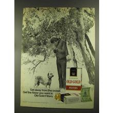 1972 Old Gold Cigarettes Ad - Get Away From the Crowd