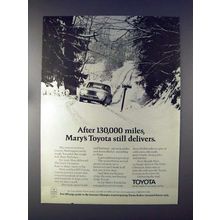 1972 Toyota Car Ad w/ 1970 Corona - Still Delivers