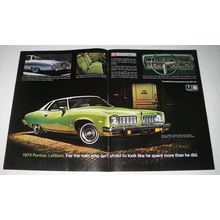 1974 Pontiac LeMans Car Ad - Look Like He Spent More