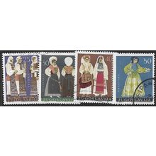 1964 4 different values - #832 cancelled