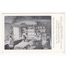 The Ornamenters Workroom Manufacture of Wedgwood Pottery Stoke-on-Trent Postcard