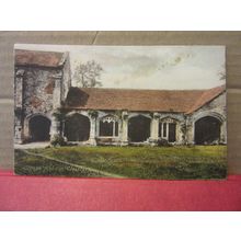 cloisters CLEEVE ABBEY, Somerset. used antique postcard F. Frith