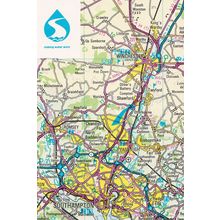Hampshire Making Water Work Headquarters Map 1980s Postcard
