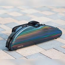 CHRISTINA Violin Case Widened Triangle, Waterproof Glass Steel Carbon Fiber