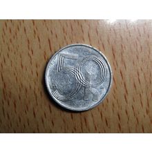 Czechoslovakia Ceska 2002 50 Haleru Coin