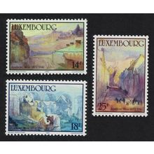 Luxembourg Sosthene Weis painter 3v 1991 MNH SG#1289-1291 MI#1264-1266