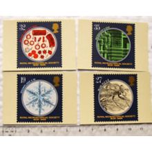 4 Royal Mail postcards - Royal Microscopical Society