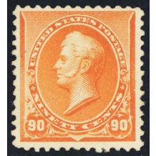 229, Mint VF LH 90¢ - Fresh! - Nice Centering - Stuart Katz