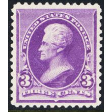 221, Mint VF LH 3¢ - Fresh & Well Centered - Stuart Katz