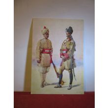 QUEEN'S OWN CORP OF GUIDES by A C Lovett postcard National Army Museum =