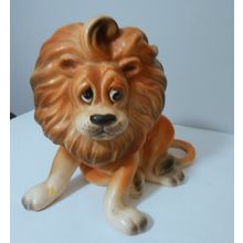 Josef Originals Sitting Lion Sad Eyes Figurine