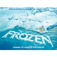 Frozen (2013)_5 Movie Film Poster Canvas iconic design