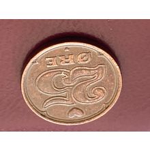Münze Münzen Umlaufmünze Dänemark 25 Öre 2006