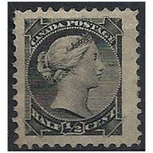 Canada 1882 SG101 1/2c Black Mounted Mint .. .