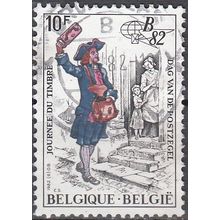 Belgique 1982 Michel 2104 O Cote (2008) 0.30 € Facteur du Petite poste de Paris