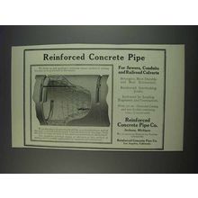 1911 Reinforced Concrete Pipe Co Ad