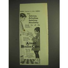 1914 Armour's Bouillon Cubes Ad - Delicious, Refreshing