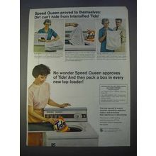 1966 Tide Detergent Ad - Speed Queen Proved