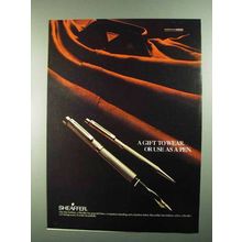 1981 Sheaffer Pens Ad - A Gift to Wear Or Use