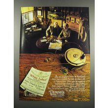 1983 Dewar's White Label Scotch Ad - Angler's Local