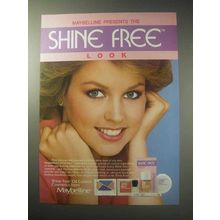 1985 Maybelline Shine Free Cosmetics Ad - The Look