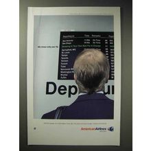 2005 American Airlines Ad - Sleeping in Your Own Bed