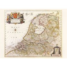 Belgium Map Character Rare Postcard