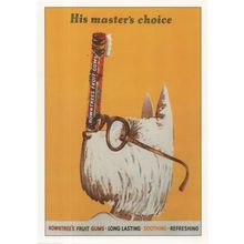 His Masters Choice Rowntree Fruit Gums Pastilles Advertising Postcard