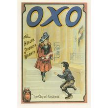 Oxo Gravy The Cup Of Kindness Health Gives Strength Advertising Postcard