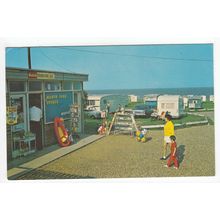 Manor Park Stores and Caravan Park Site Happisburgh Postcard 1986 Norfolk