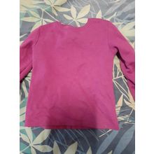 girls brilliant basics size 6 fleecy top jumper dark pink