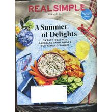 REAL SIMPLE MAGAZINE July 2021 "A Summer of Delights" BRAND NEW IN PLASTIC